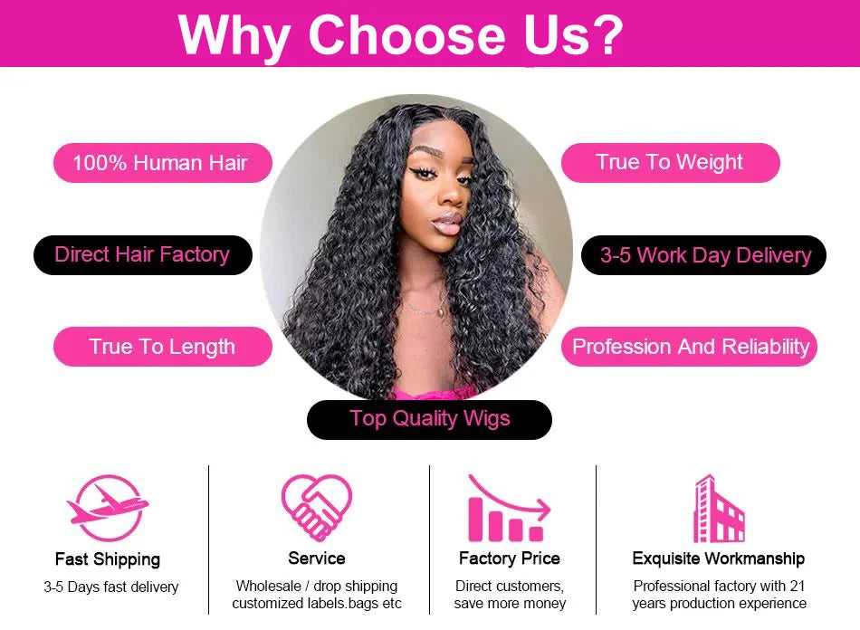 Curly Short Bob 200% HD 13X4 Lace Frontal 100% Natural Human Hair Wigs Deep Water Wave 13X4 Lace Front Wig 4x4 Closure For Women