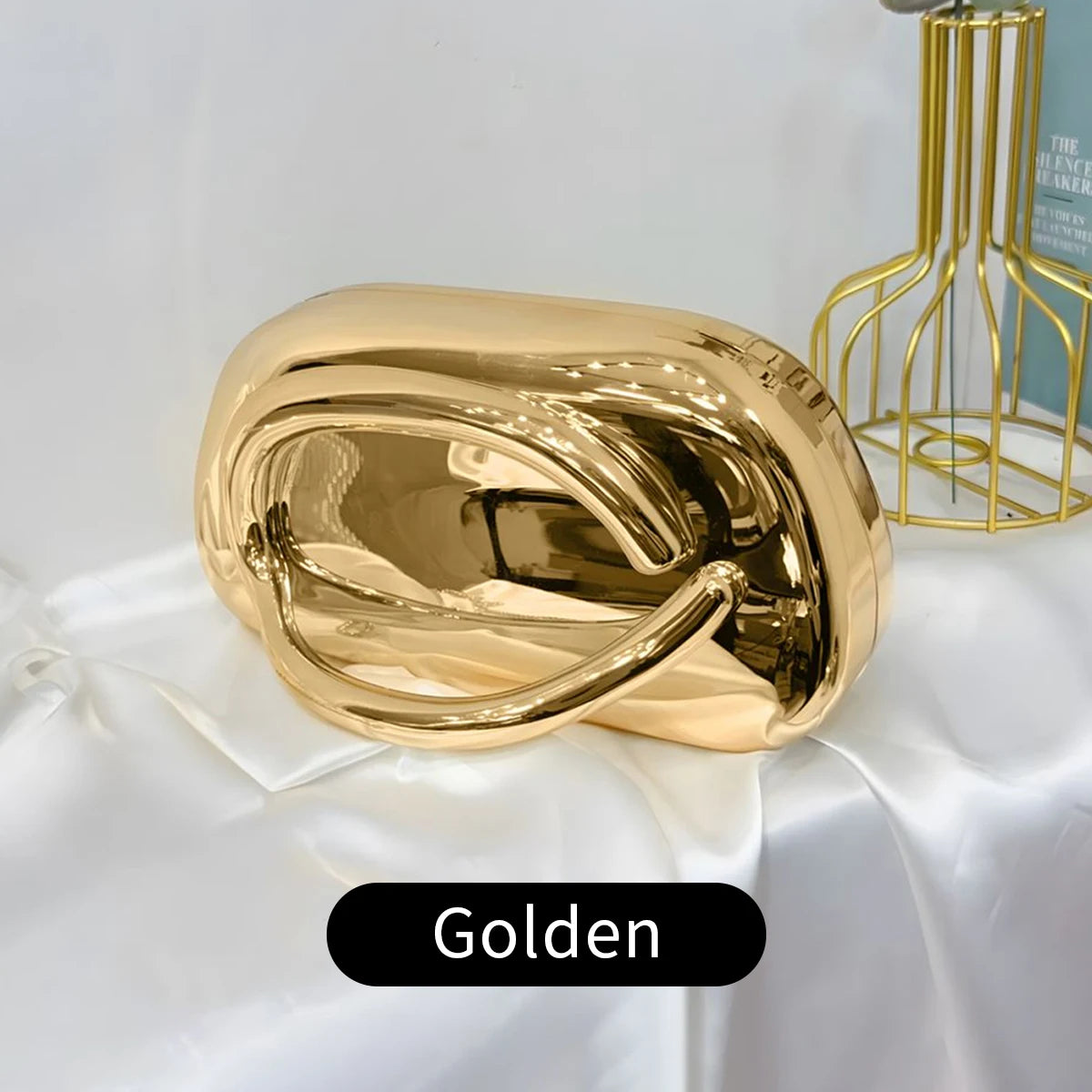 Mode Elegante Metallverschluss Boxförmige Umhängetaschen Damen Abendtaschen Hochzeit Mini Damen Geldbörse Party Niedliche Geldbörse Clutch