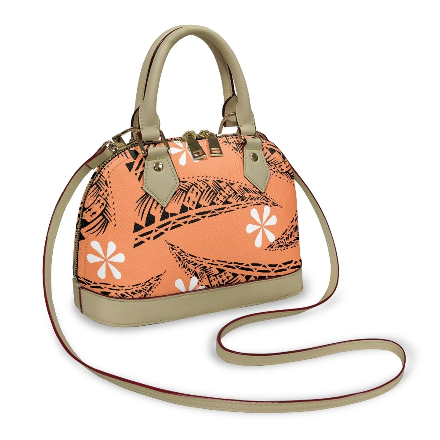 Polynesische Damen-Umhängetasche 2025 Neues Design Samoa-Musterdesign Maßgeschneiderte Damenhandtasche Party Quadratische Umhängetasche