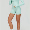 SWELTERING 2/3PCS Seamless Yoga Set Gym Clothes Sportswear Fitness Suits Women Workout Bra Crop Top Long Sleeve Sports Suits