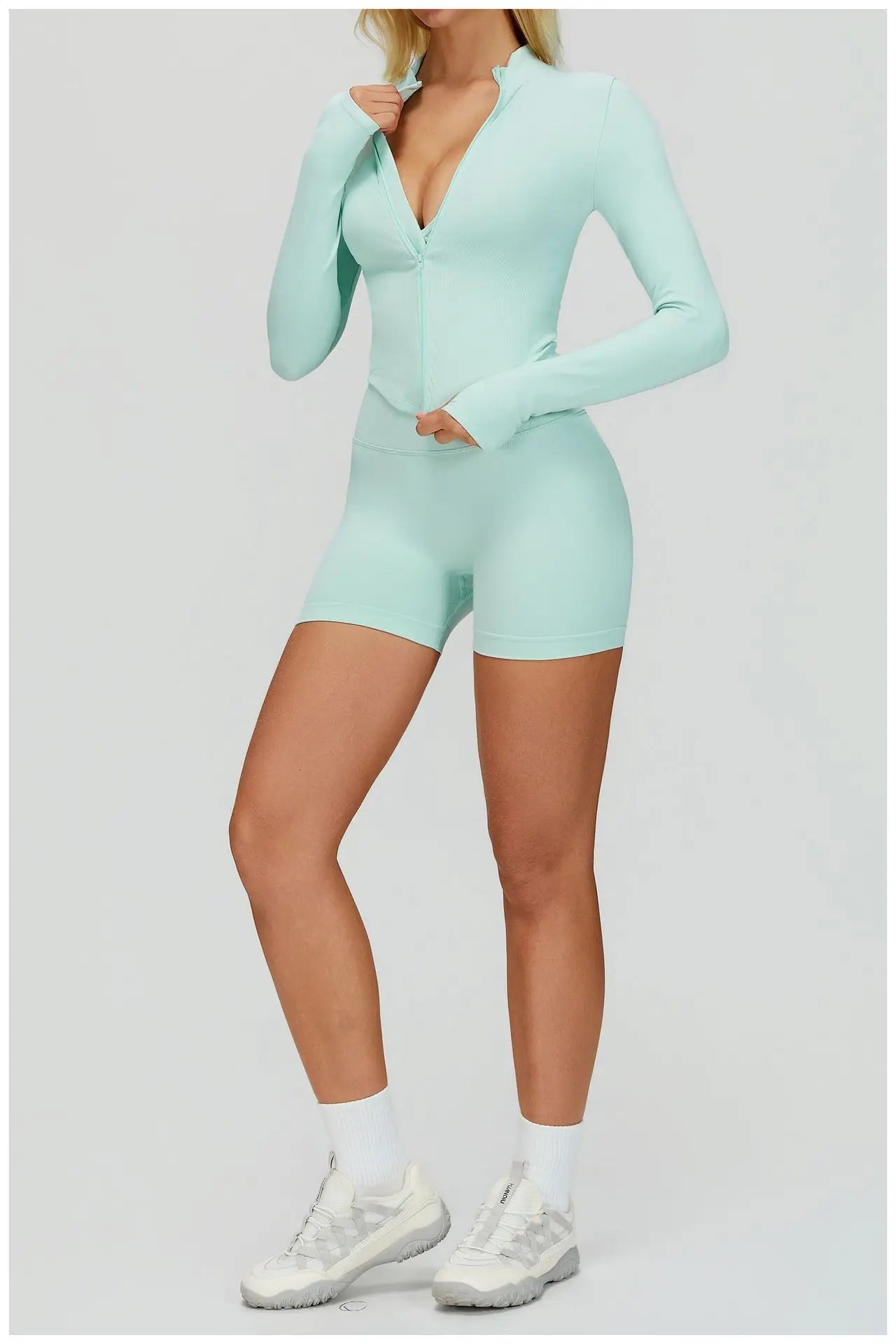 SWELTERING 2/3PCS Seamless Yoga Set Gym Clothes Sportswear Fitness Suits Women Workout Bra Crop Top Long Sleeve Sports Suits