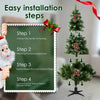Christmas Tree with 300 Lights Artificial Xmas Tree with 360 Rotation Design LED Warm Multicolor Lights Xmas Tree Holiday Decor