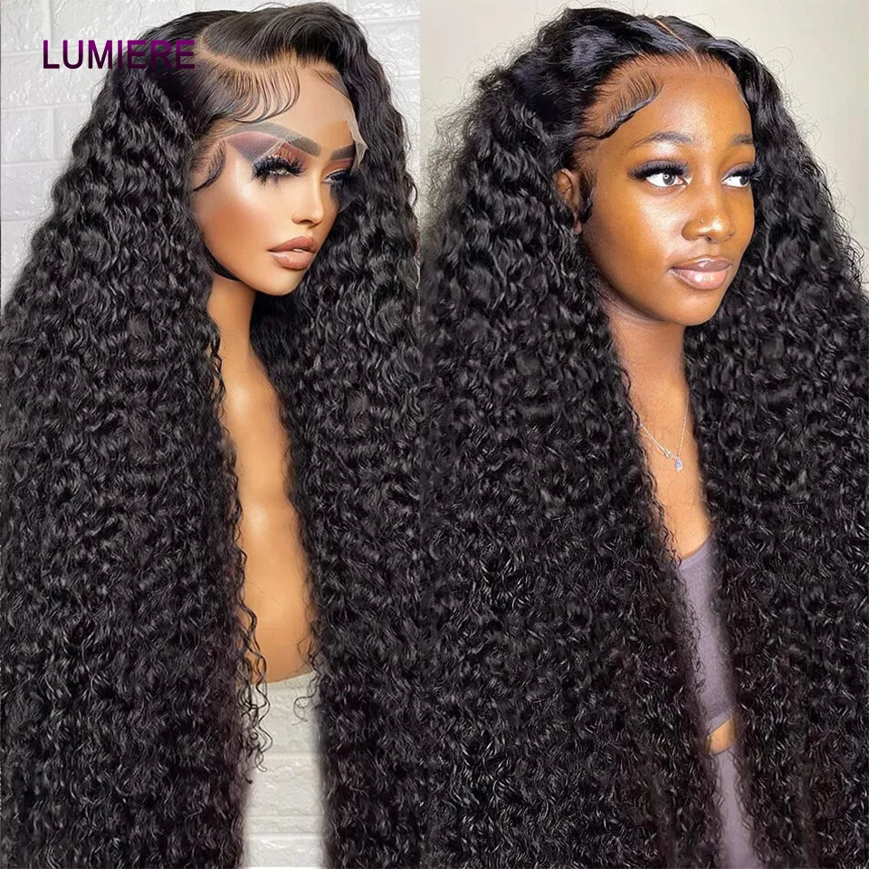 Deep Wave Human Hair Bundles 3/4 Bundles Deal Malaysian Hair Weaves 100% Rew Curly Human Hair Extensions 8-40 inch Virgin Hair