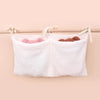 Neuer dicker Plüsch Babybett Hängetasche Tragbare Doppeltaschen Neugeborenen-Bett Spielzeug Organizer Tasche Bettkopfteil Aufbewahrungstasche