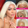 613 Bob Honigblonde Lace Front Echthaarperücken Für Frauen Echthaar Remy Brasilianisch Günstig 13x4 Glatte Kurze Bob Perücke 10 14 Zoll