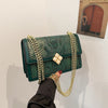 Luxury Purple Women's Single Shoulder Bag Pu Leather Ladies Bag Femme Designer Handbag Purse Flap Messenger Bag Brand Sac A Main