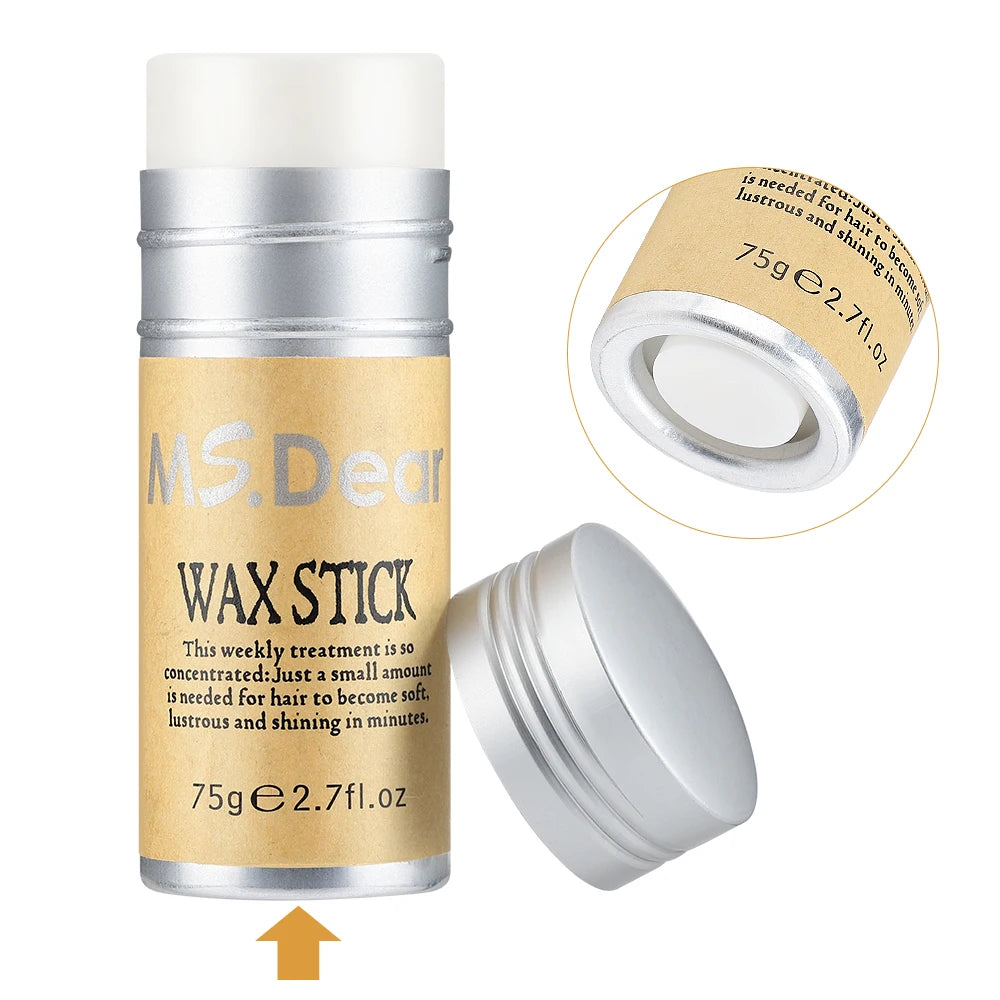 Haarwachsstift für Perücken Professioneller Haarwachsstift Gelcreme Nicht fettend Styling Haarwachsstift für Männer Frauen Bruchhaare Artefakt