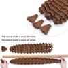 Synthetic Braiding Hair for Boho Braids 20Inch 90G Deep Wave Bulk High Quality Synthetic Protein Hair Extensions For Women