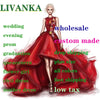 LIVANKA Elegant A-line Bodycon Homecoming Dresses for Teen Scoop Neck Corset Lace Appliques Cocktail Party Gown Customized