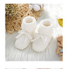 Baby Schuhe Baumwolle Gestrickte Neugeborene Mädchen Jungen Stiefel Mode Einfarbig Warme Kleinkind Kind Slip-On Bettschuhe Handgemacht 0-18M Fußbekleidung