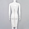 BEAUKEY Summer White Rhinestone Bandage Evening Dress Women Luxury Maxi Spaghetti Strap Red Club Celebrity Evening Party Vestido