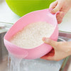 Rice Washing Filter Strainer Basket Colander Sieve Fruit Vegetable Bowl Drainer Cleaning Tools Home Kitchen Kit kitchen tools