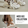 2024 Spring Autumn Women's Chunky Sneakers Breathable Platform Sports Shoes for Women Fashion Thick Sole Vulcanized Shoes