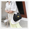 Summer Sailor Moon Ladies Handbag Black Luna Cat Shape Chain Shoulder Bag PU Leather Women Messenger Crossbody Small Bag Purses