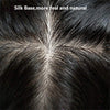 Silk Base Top Women Topper Clip In Real Human Hair Hairpiece Human Hair Extension Thin Breathable Blonde Toppers Hair Women Wig