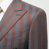 Men's Jacquard 2 Piece Suits Slim Fit Double Breasted Suit Jacket Pants Set Casual Wedding Casual Business