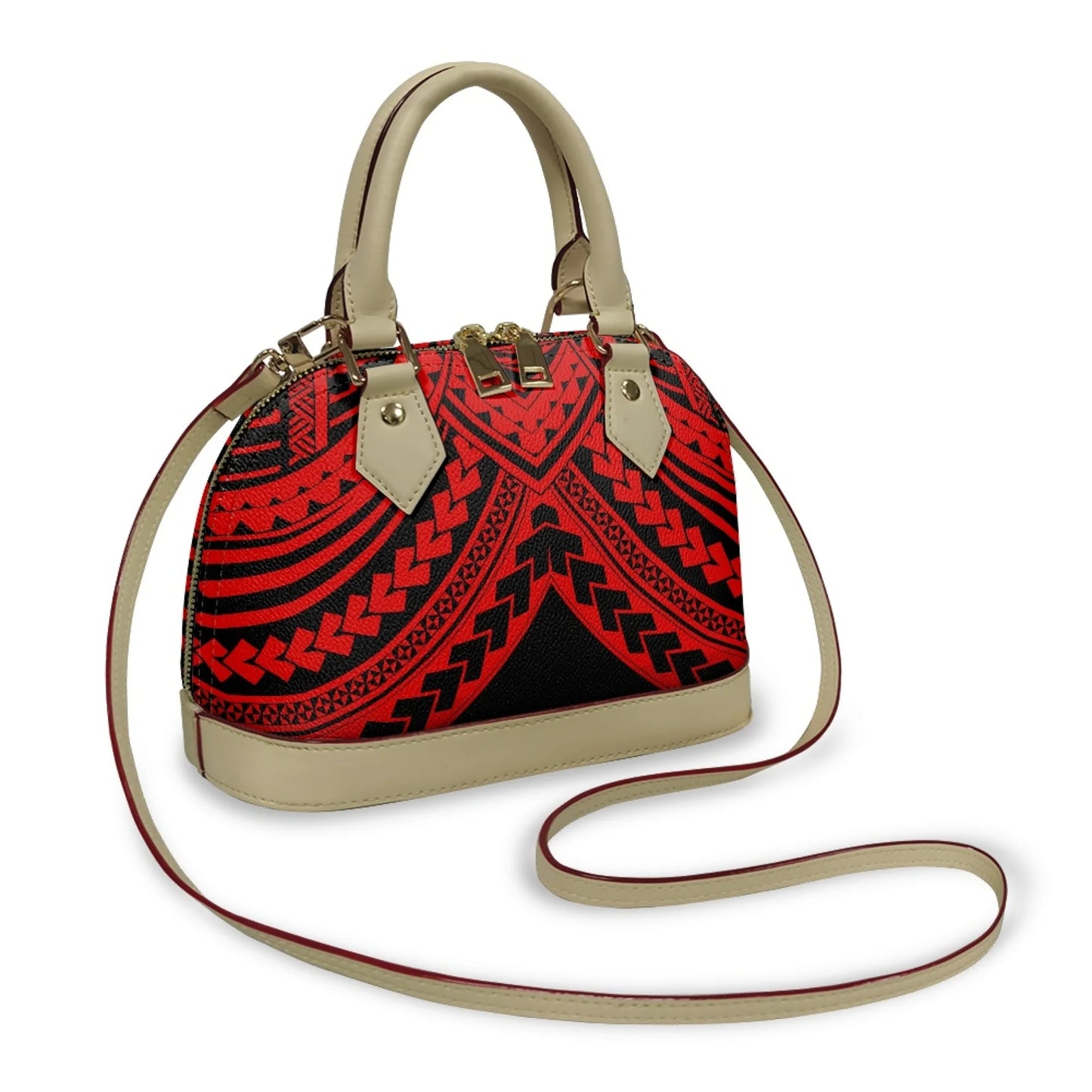 Polynesische Damen-Umhängetasche 2025 Neues Design Samoa-Musterdesign Maßgeschneiderte Damenhandtasche Party Quadratische Umhängetasche