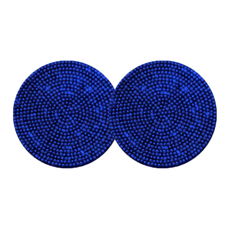 2 Stück Auto-Anti-Rutsch-Wassertassenuntersetzer Diamant Auto Untersetzer Wassertassen-Einsatzuntersetzer Pads Universelle Auto-Getränkehalter Innenzubehör