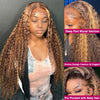 4/27 Highlight Wig Human Hair Deep Wave Hd Lace Wigs 36 Inch Curly Glueless Wigs Human Hair Colored Women Wigs On Clearance Sale