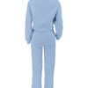 CM.YAYA Fashion Striped Women's Set V-neck Long Sleeve Sweatshirt and SweatPants Tracksuit 2025 Winter Two 2 Piece Set Outfit