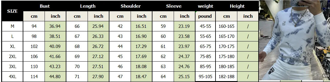 Trend Vielseitig Frühling Herbst Neu Herren O-Ausschnitt Graffiti-Druck Kontrastfarbe Mode Luxus Lässig Langarm Sweatshirts Oberteile