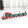 Weihnachten Holzeisenbahn Frohe Weihnachten Dekorationen für Zuhause 2024 Weihnachtsbaumschmuck Navidad Noel Kindergeschenk Frohes Neues Jahr 2025