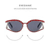 XJiea 2024 Designer Strass-Sonnenbrille für Damen Luxusmarken-Mode-Steampunk-Herrenbrille Party-Strand-Schatten-Accessoire