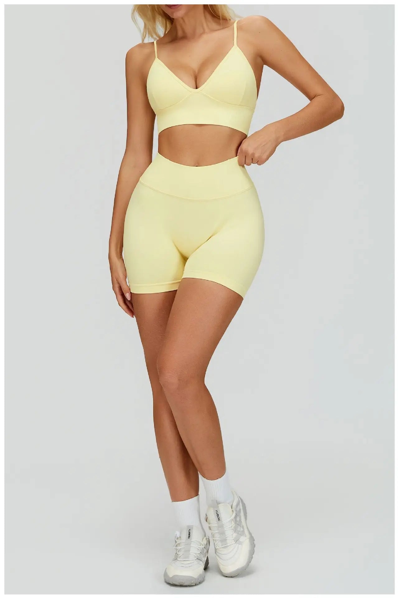 SWELTERING 2/3PCS Seamless Yoga Set Gym Clothes Sportswear Fitness Suits Women Workout Bra Crop Top Long Sleeve Sports Suits
