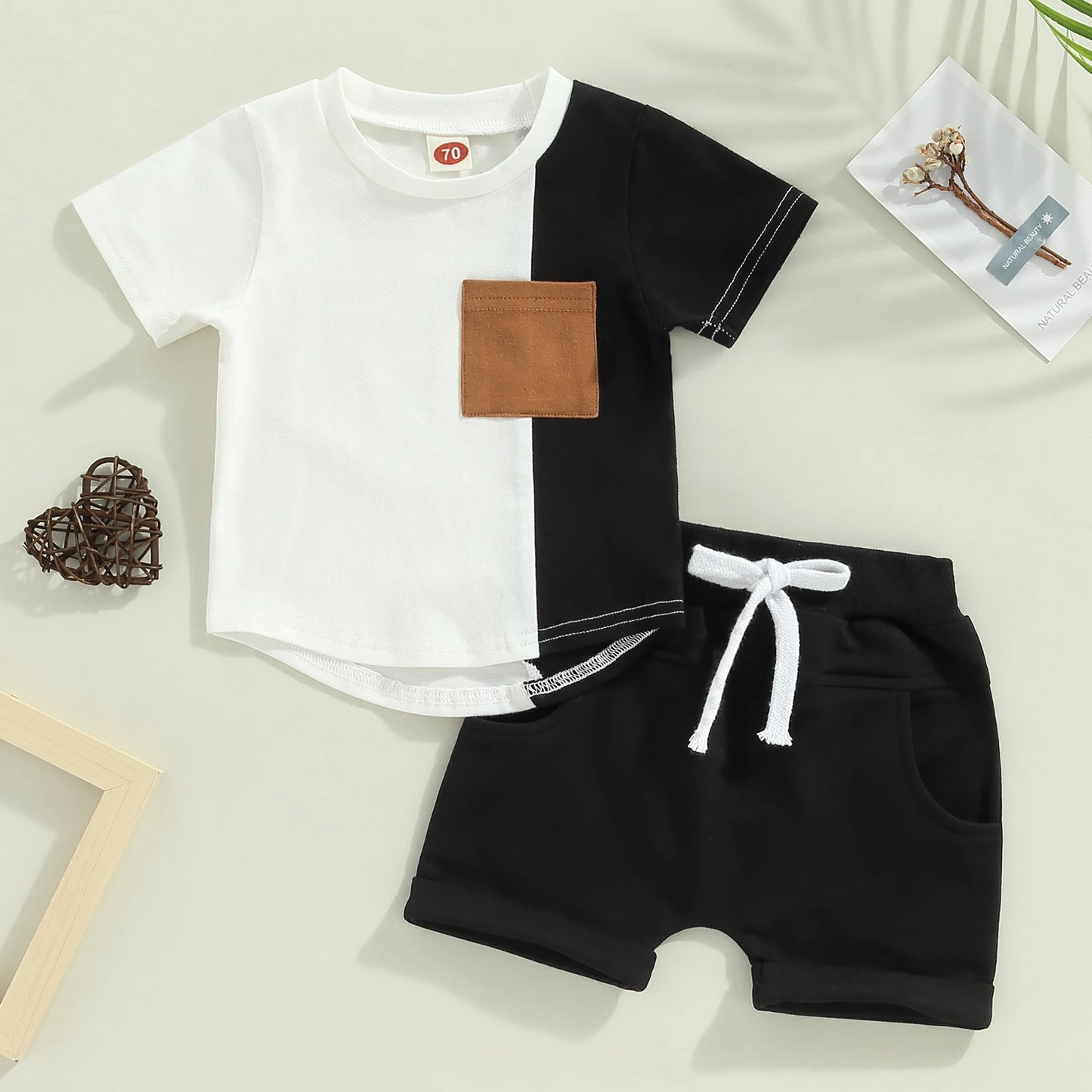 ma&baby 0-3Y Toddler Infant Baby Boy Girl Clothes Sets Casual Short Sleeve T-shirt Tops Shorts Summer Outfits Clothing
