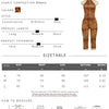 Weird Puss Neckholder-Overall für Damen, rückenfrei, Bandage, Leopardenmuster, eng anliegend, dehnbar, Sommer, sexy, Hipster, Aktivität, Workout-Spielanzüge