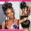 20 40 Inch Body Wave 360 Full Lace Frontal Wigs 100% Human Hair Preplucked Brazilian 250 Density Water Wave 13x6 Lace Front Wig