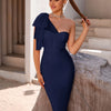 formal Women's Bandage  prom  Dress  guest Black Bow Elegant Wedding Party Evening Midi Club  cocktail Dresses Bodycon luxury
