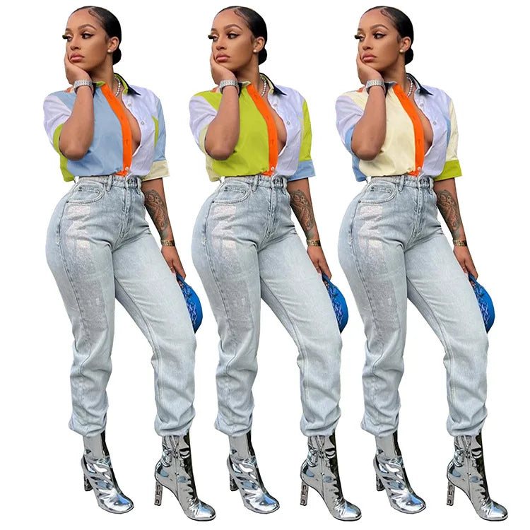 2022 Summer Women Blouses Half Sleeve Spring Blouse Woman Blouse Shirt Office Elegant Work Shirt Top Blusas Mujer De Moda