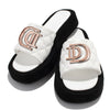 Women's Diamond Grid Luxury Decor Flat Sandals Charm Design Open-toe Vacation Casual Slides Party Elegant Office-Ladies Shoes