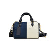 Patchwork Colorblock Mini Handbags For Women Denim Shoulder Cross Body Bags Casual Street Small Boston Bag 2024 Designer Purses