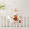 Baby-Kinderbett-Mobile-Rassel-Spielzeug 0-12 Monate Säugling Weicher Filz Teddy Samt Rosa Bär Bettglocke Hängendes Spielzeug Halterung Babybett Mädchen Spielzeug