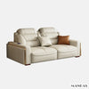 Premium italienische Echtleder-Ecksofas Sofagarnituren mit USB und Bluetooth Lautsprecher – MANBAS Wohnzimmermöbel