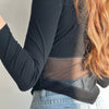 Summer Women T Shirt Girls T-Shirt Woman Clothes Long Sleeve Tops Spring Black Slim Tshirt Female Crop Top Tee Sexy Skinny Y2k
