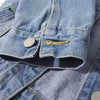 2024 New Women Spring Autumn Denim Jacket Tops Pink Color Solid Short Multicolor Feminino Three Quarter Sleeve Jean Jacket