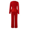 Luxury Jumpsuits & Rompers for Women Round Neck Beaded Transparent Sleeve High Waisted Elegant Female Birthday Party Overalls