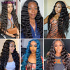 15A Loose Deep Wave Bundle With HD Closure 4X4 5x5 6x6 100% Virgin Brazilian Hair Weave Bundles 3/4 Bundle Deal  8-40" Wholeasle