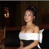 Damen Trägerloses Rückenfreies Kurzes Kleid Elegant Sexy Off Shoulder Ärmellose Kleider 2025 Damen Abendparty Geburtstagskleider Schwarz