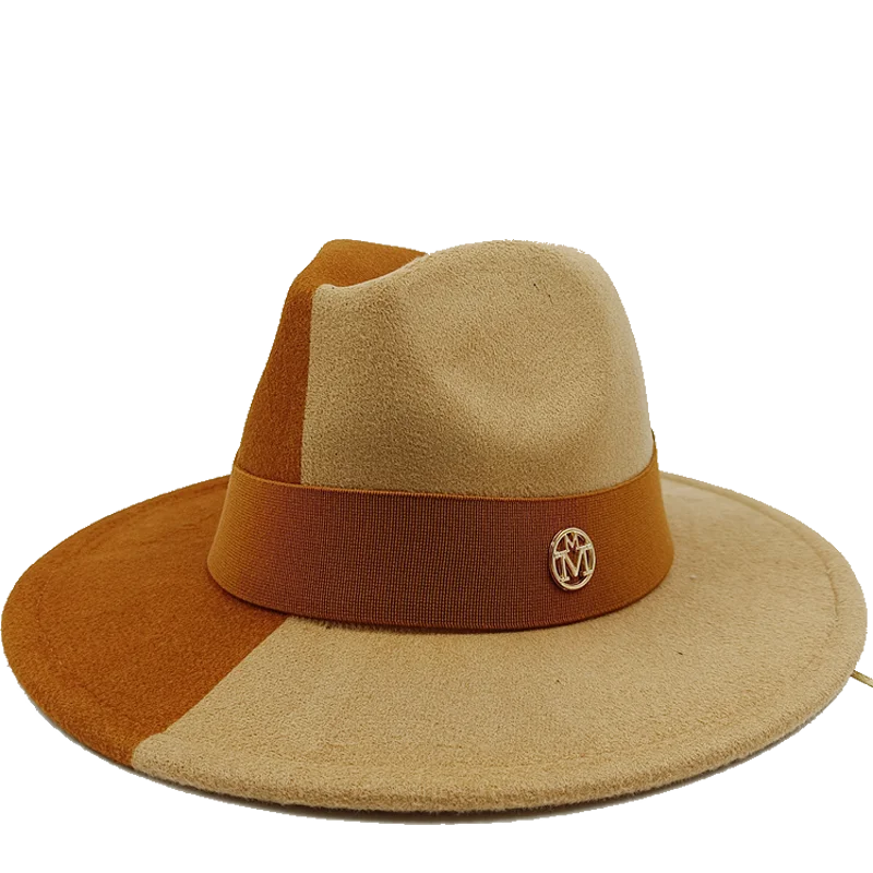 Low price wholesale Fedora hats men's and women's jazz hats red and white new tie dyed Fedora hats autumn classic hats sombrero
