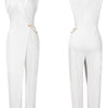 Wmstar Women's Jumpsuits One Piece Outfits Sleeveless Solid Office Lady Summer Sexy Playsuits Overalls Wholesale Dropshipping
