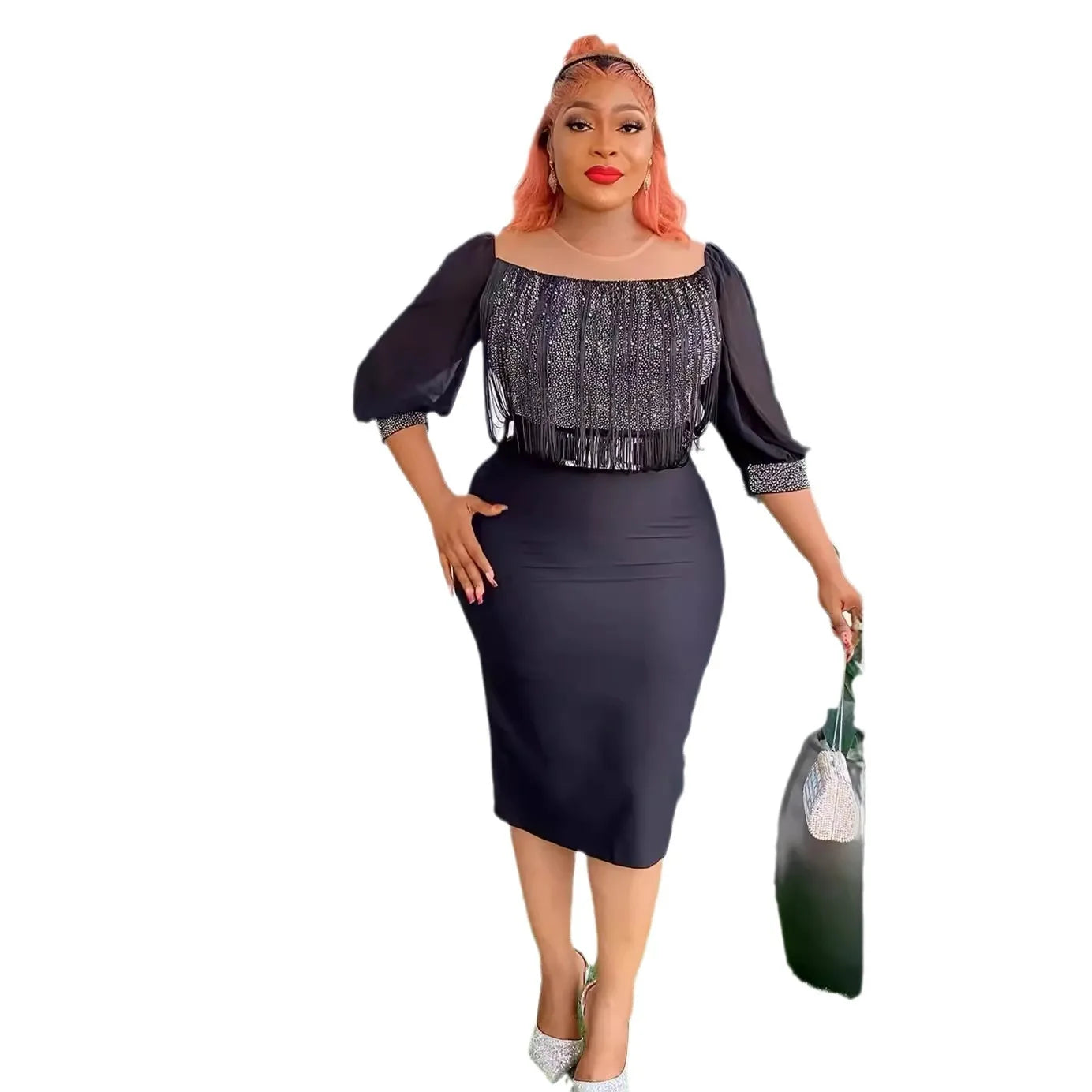 African Dresses for Women 2025 Elegant Summer Africa Clothing Plus Size Wedding Party Long Christmas Dress Dashiki Ankara Outfit