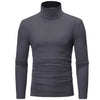 Long Sleeve T-shirt Thermal Underwear Tops Men Winter Clothes Thermal Shirt Autumn Men's Winter Tights High Neck Thin Slim Fit