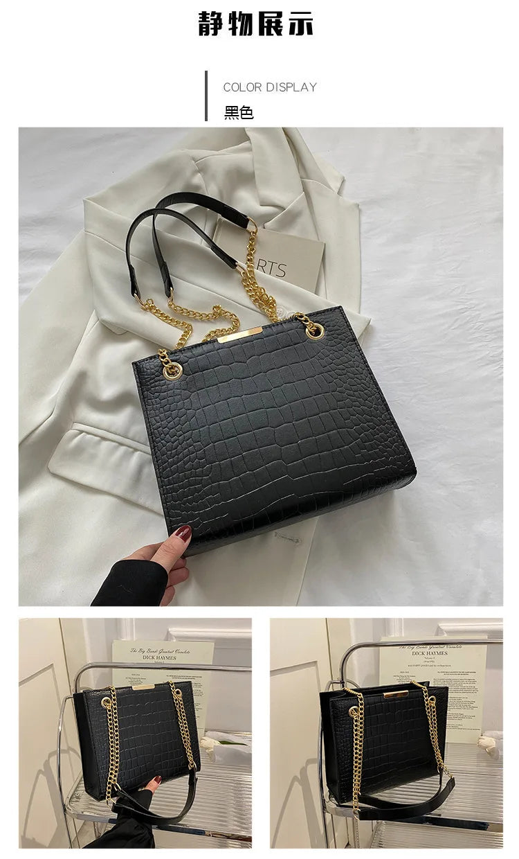 Fashion Luxury Crossbody Bags for Women 2023 New Trendy Designer Shoulder Bag Leisure Chain Solid Color Messenger Bag Handbags