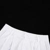 Clacive Summer White Linen Two Piece Set For Women 2023 Fashion Sleeveless Tank Top New In Matching High Waist Wide Pants Set