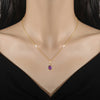 Stainless Steel Zircon Planet Star Pendant Necklace For Women Elegant Aesthetic Clavicle Chain Necklace Jewelry Party Gift