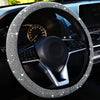 Bling Auto Lenkradabdeckung mit Kristall-Diamant Glitzerndem Auto SUV Strass Lenkradschutz Fahrzeug Auto Dekoration